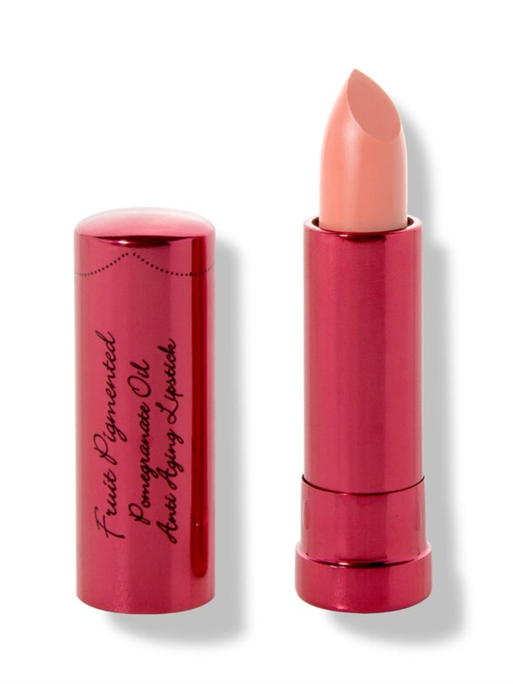 100% Pure Fruit Pigmented® Pomegranate Oil Moisturizing Lipstick in Peony - Picture 3 of 4